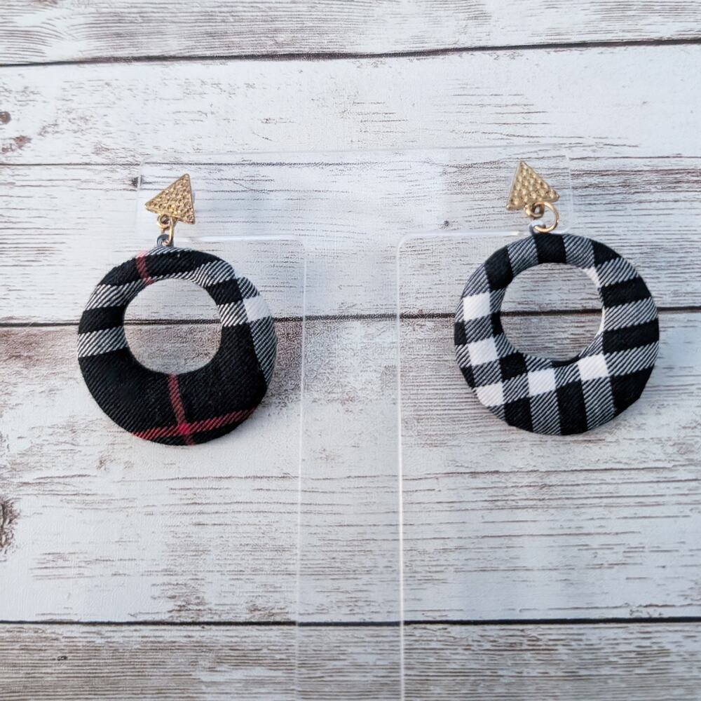 Vintage Earrings For Pierced Ears - Pattered Dangle